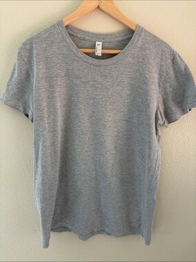 American Apparel heather gray short sleeve cotton t-shirt | size extra large